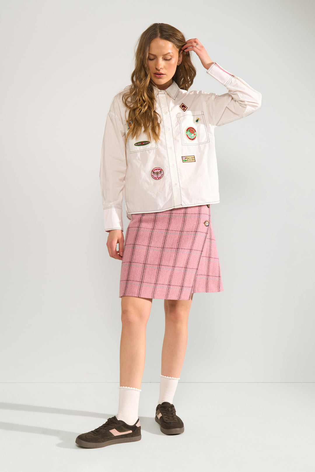 Numph Nubadge Bright White Shirt