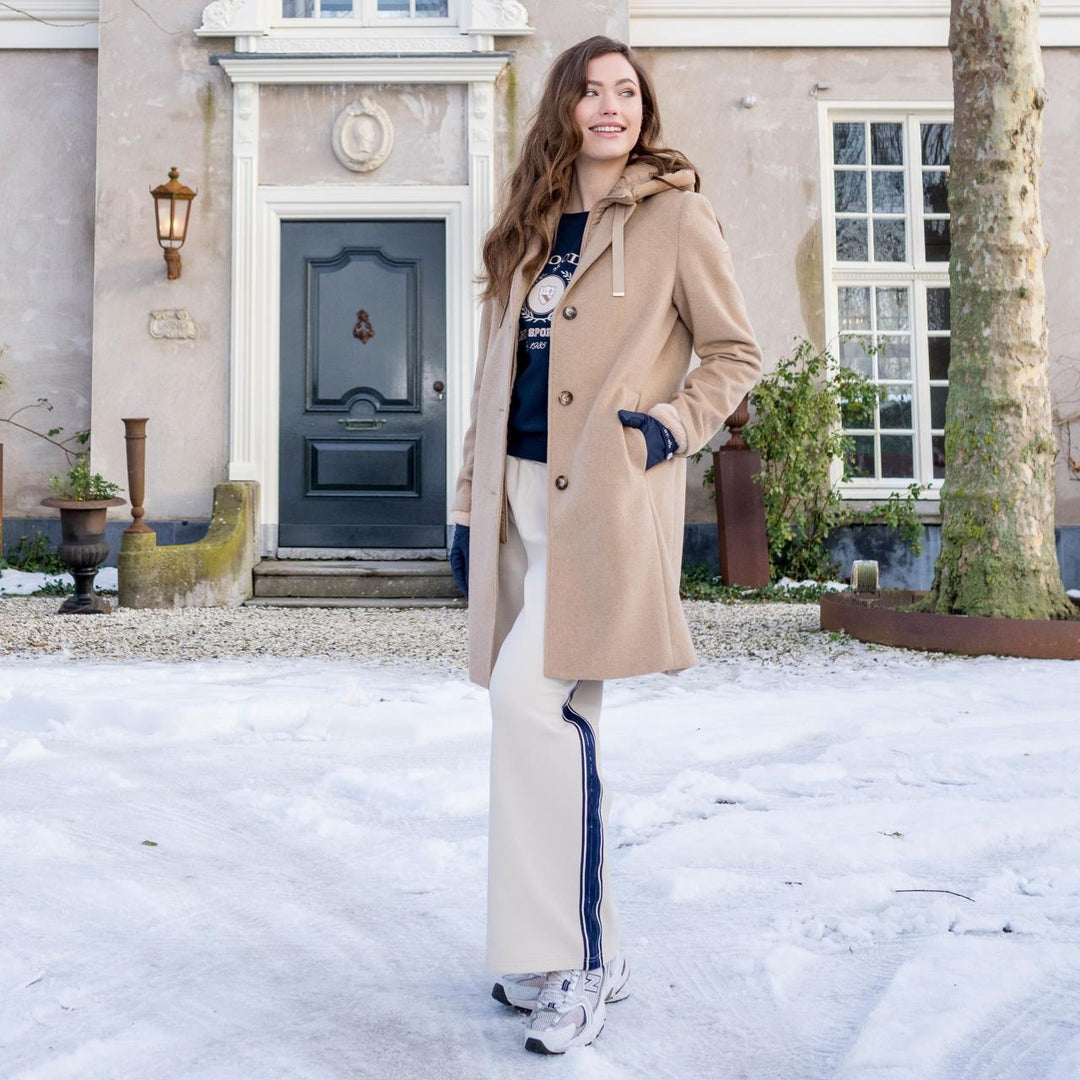 HV Society Jennifer Wool Mix Coat | Camel