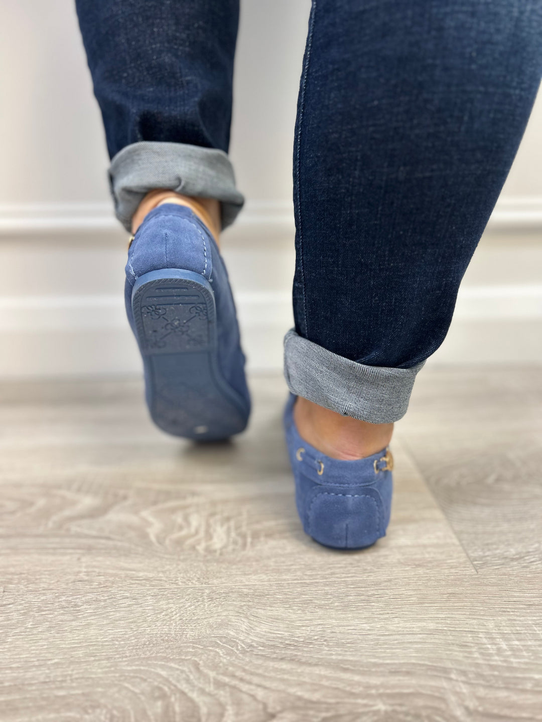 Guess Sue14 Aisha Blue Moccasin