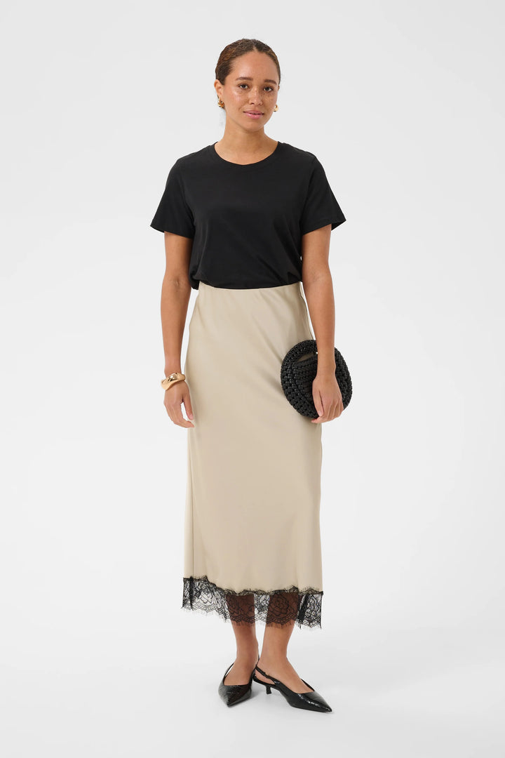 Kaffe Kahill Feather Gray Lace Skirt