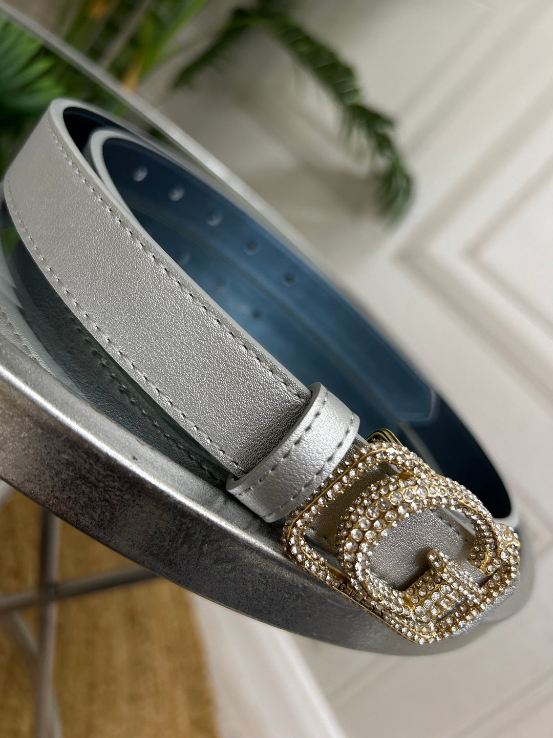 Guess Zalina Reversible Belt Sliver