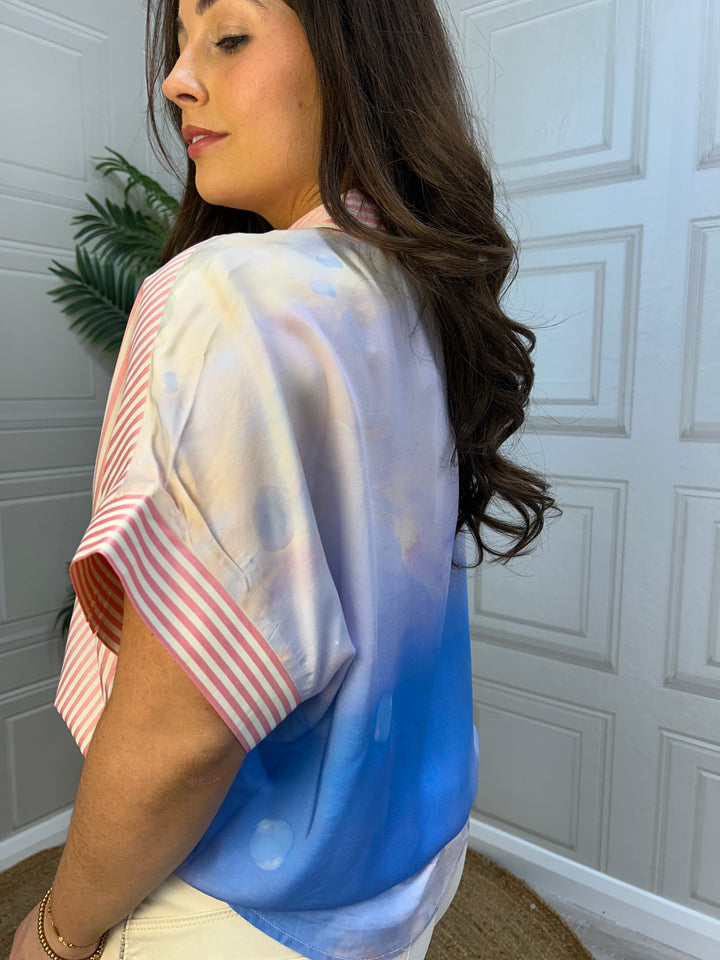 Numph Nudiamond Pink Carnation Blouse