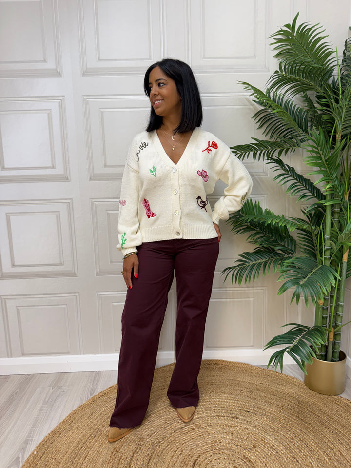 Numph Nuwally Cardigan Pristine
