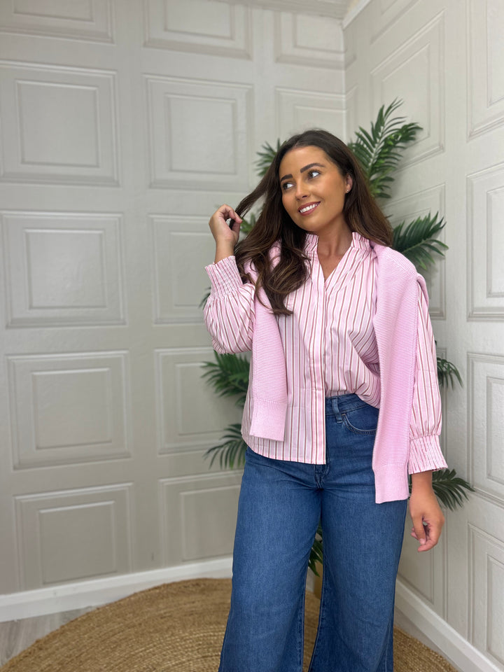 Numph Nusavas Shirt Orchid Smoke