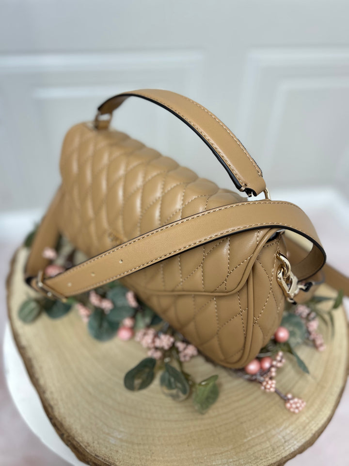 Guess Valla Beige Crossbody Bag