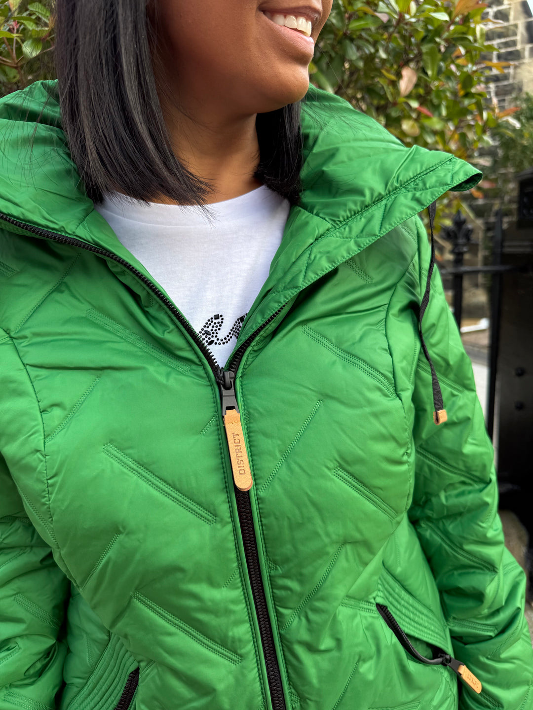 District Frejus Emerald Green Coat