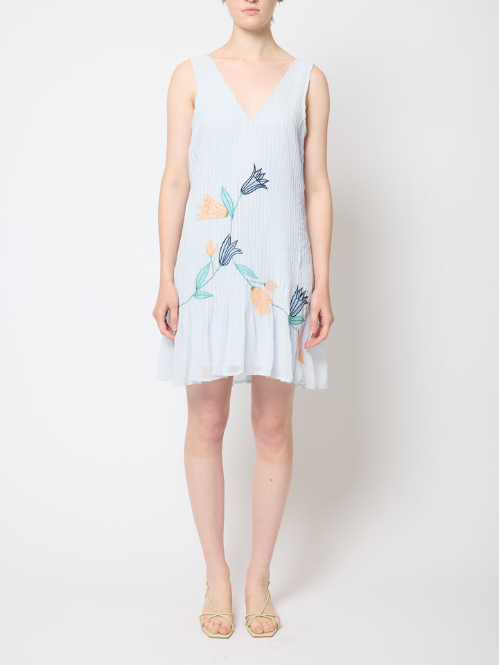 French Connection Larina Blue Mini Dress