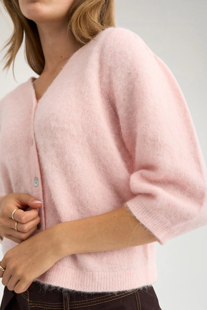 Numph Nusuri Brushed SS Cardigan | Peachskin