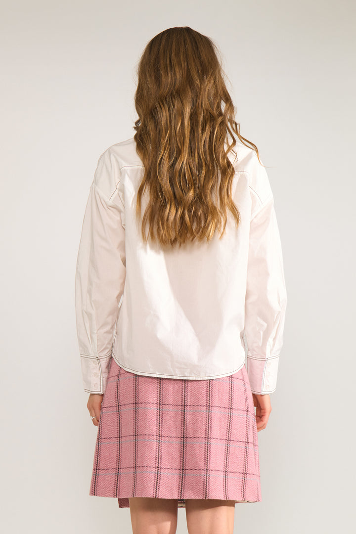 Numph Nubadge Bright White Shirt