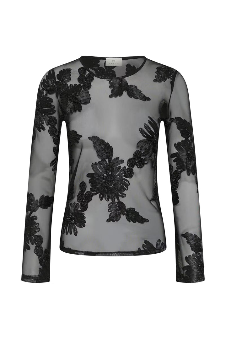 Kaffe Kajulianne Black Deep T-Shirt