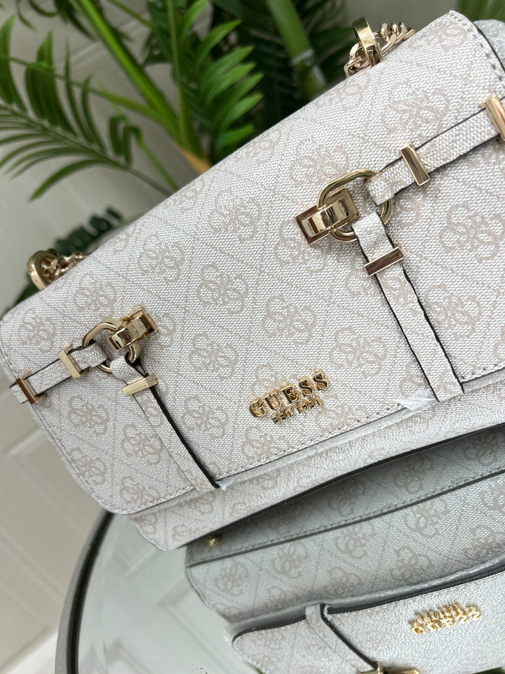 Guess Leona Bone Logo Crossbody Bag