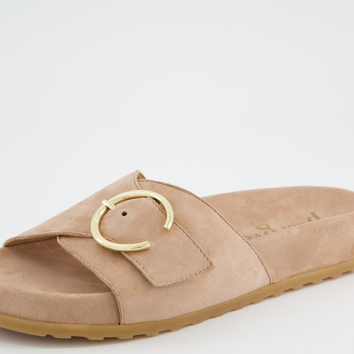 Paul Green Soft Velvet Rosewood Sandal