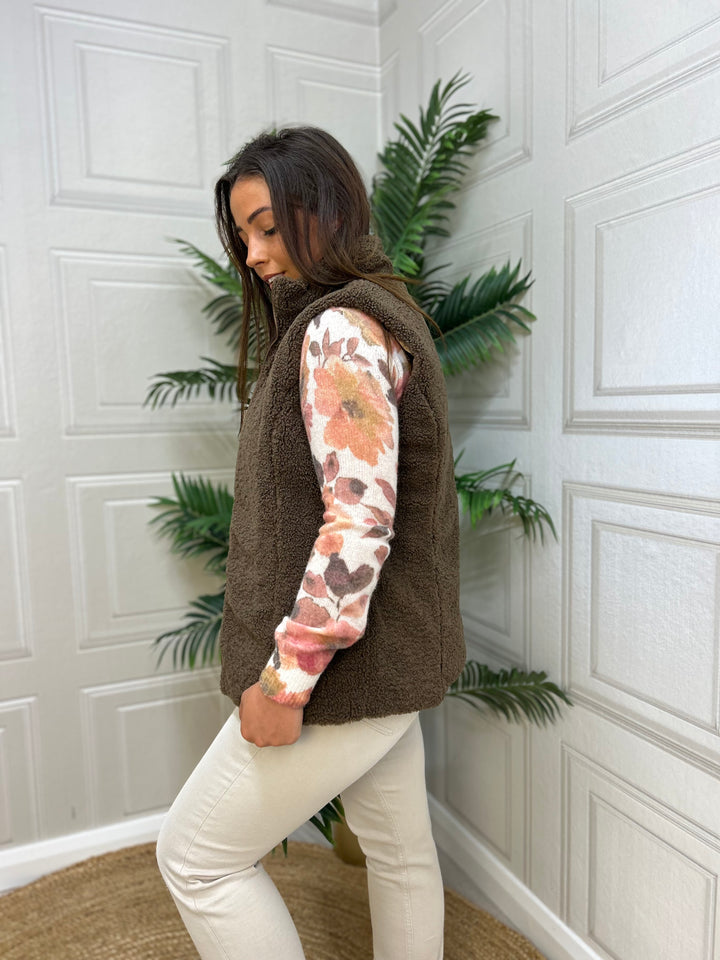 HV Society Bodywarmer Caddy Bronze/Taupe