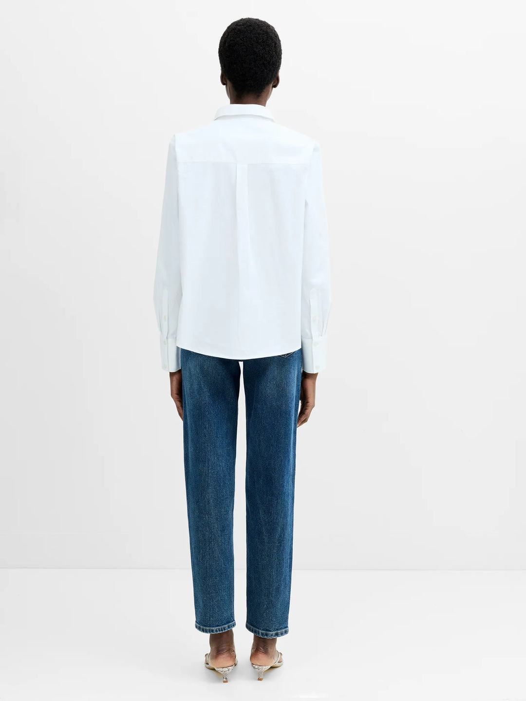 French Connection Alexis Cotton Floral Embroidered Shirt
