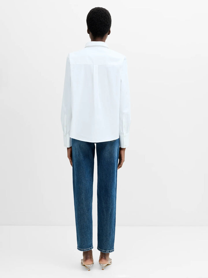 French Connection Alexis Cotton Floral Embroidered Shirt