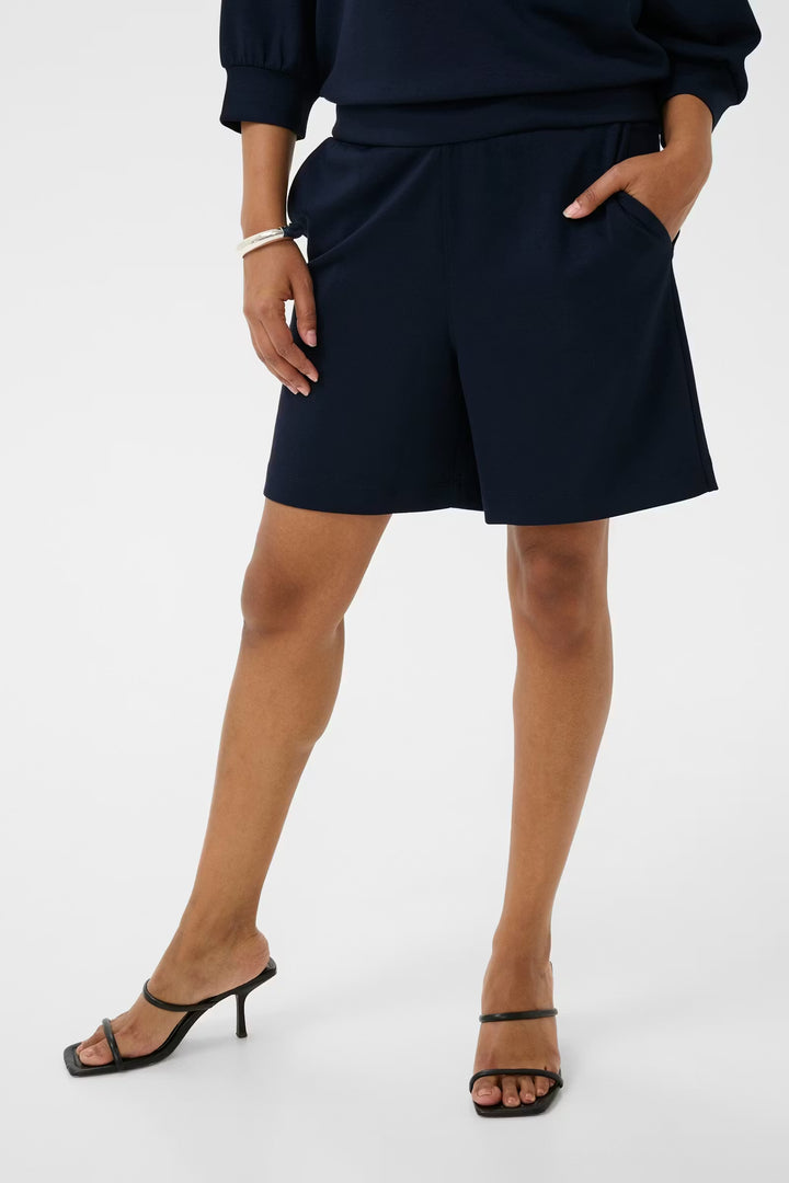 Kaffe Kaannie Shorts | Midnight Marine