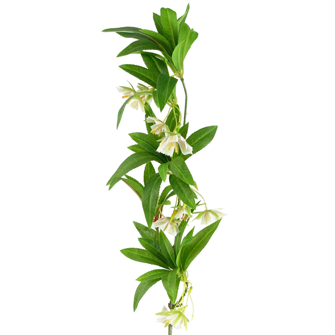 Pack 6x Artificial Foliage Hainan Elaeocarpus Stem 90cm