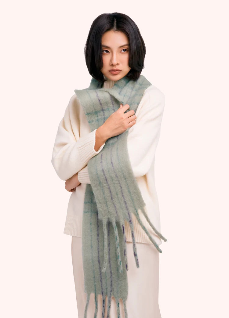 Powder Angelic Scarf | Soft Green