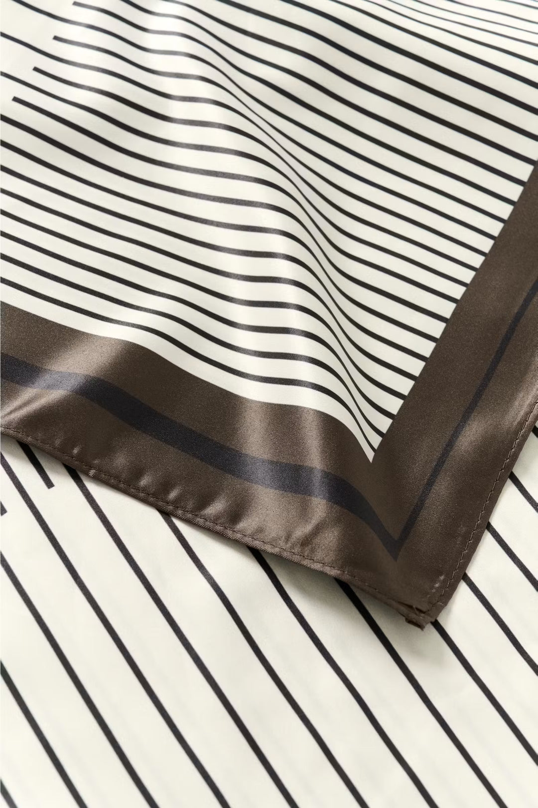 Kaffe Kascarfina Black/Chalk/Coffee Bean Scarf