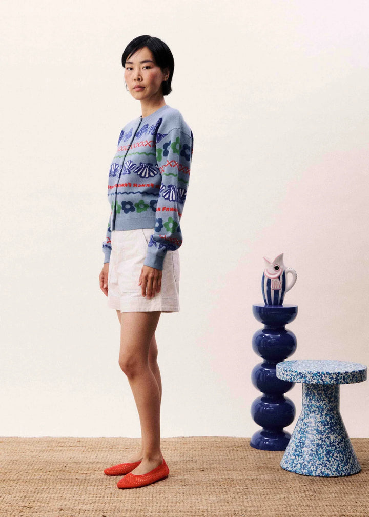 Frnch Blue Clair Cardigan