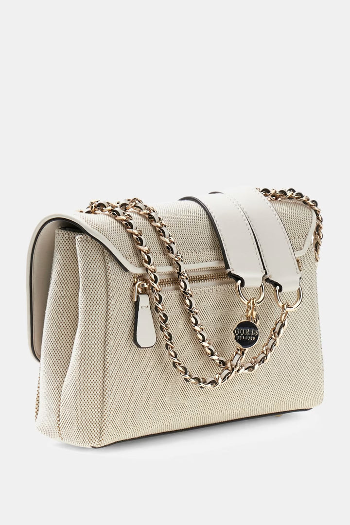 Guess Giully II Stone Floral Beaded Handbag