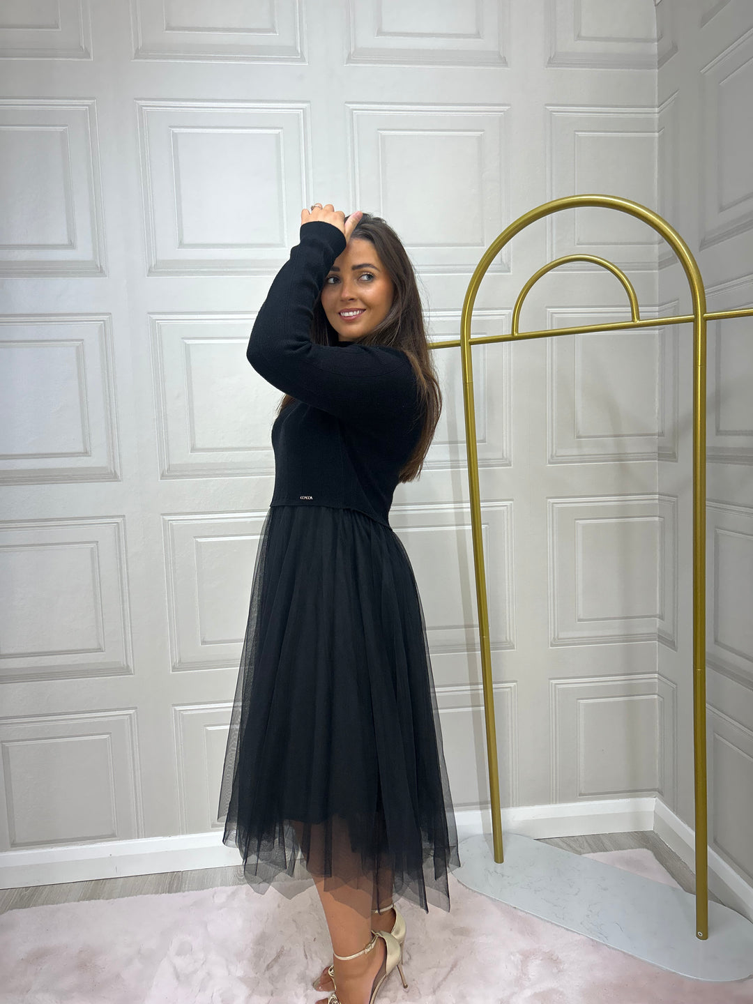 Goa Goa Ottavia Black Dress
