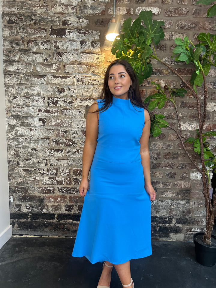 This Girls Curiosity Blue Fit and Flare Dress