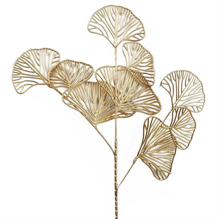 Golden Leaves Flower Arrangement Decoration 65cm