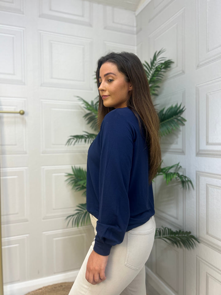 Costa Mani Heart Sweater Midnight