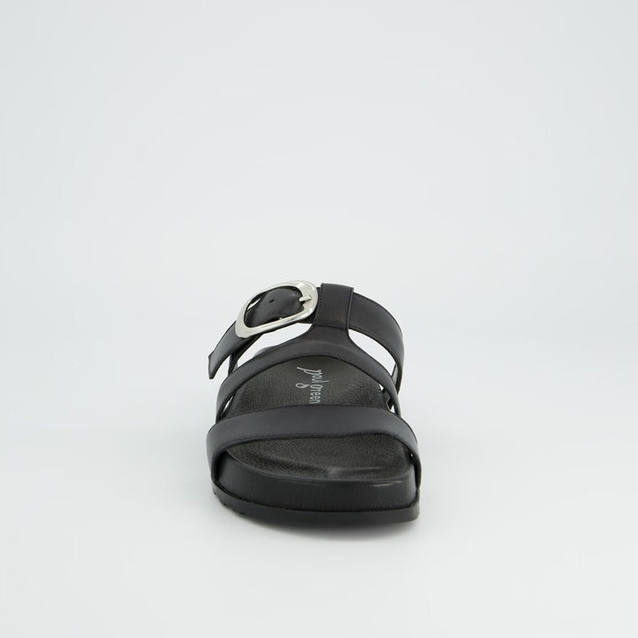 Paul Green Soft Calf Black Sandal