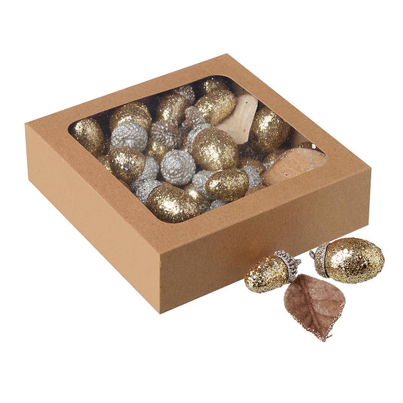 Autumn-GOLDEN ACORNS IN BOX SET