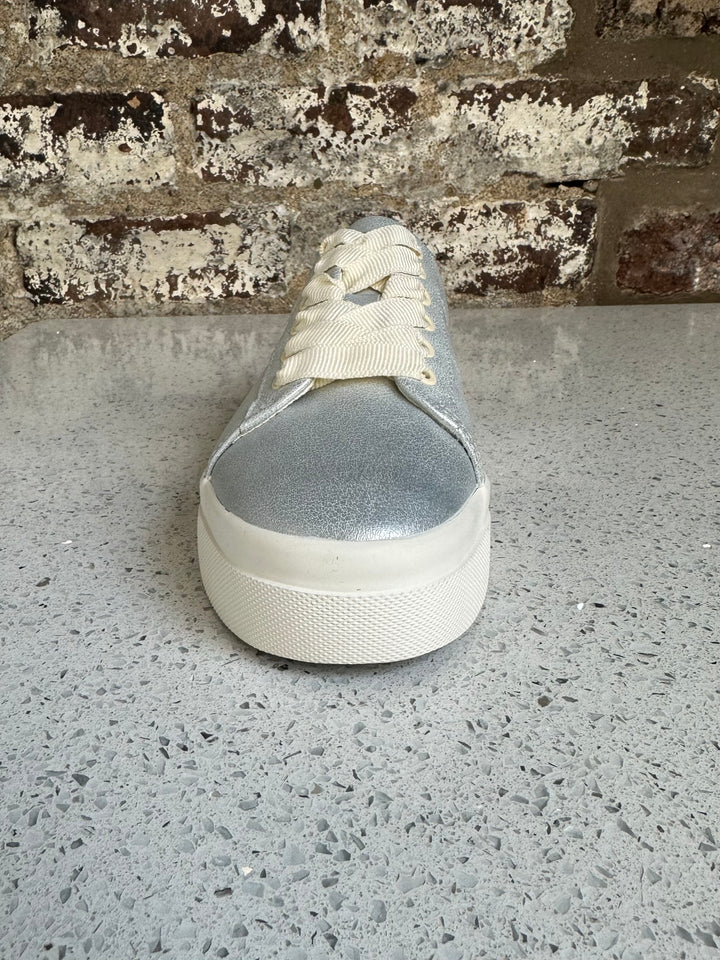 Gant Avona Silver/Blue Leather Sneaker