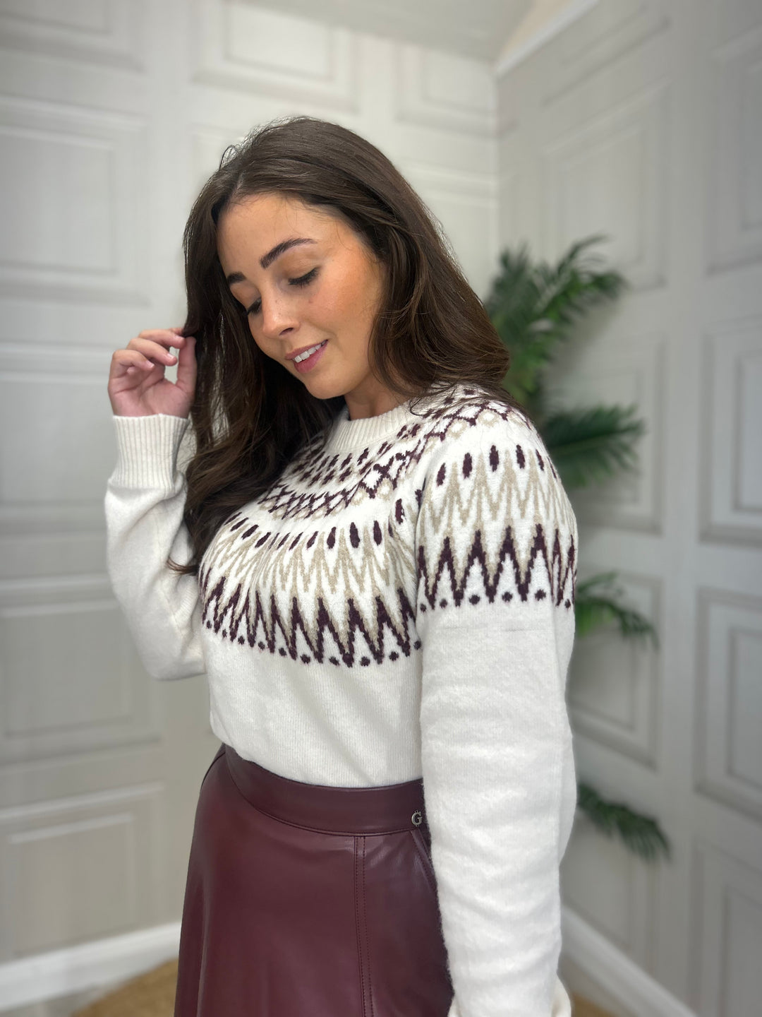 Tiffosi Alberta Cream Lady Sweater