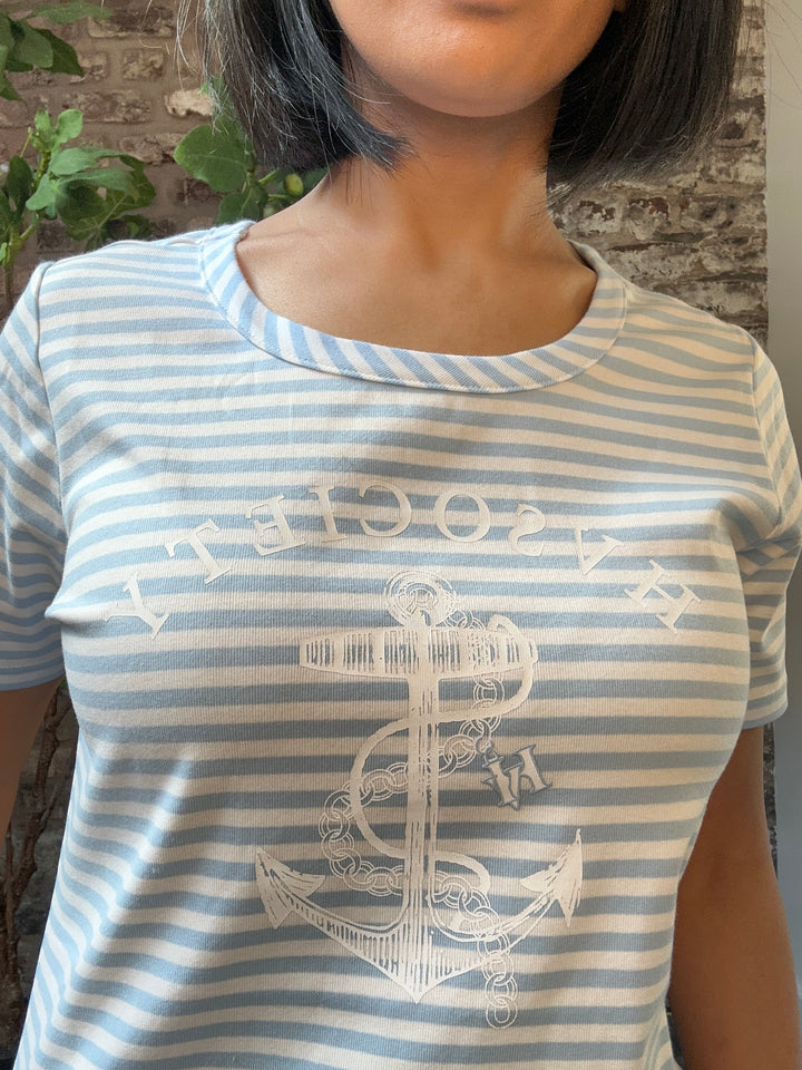 HV Society HVSTess T-Shirt Light Blue