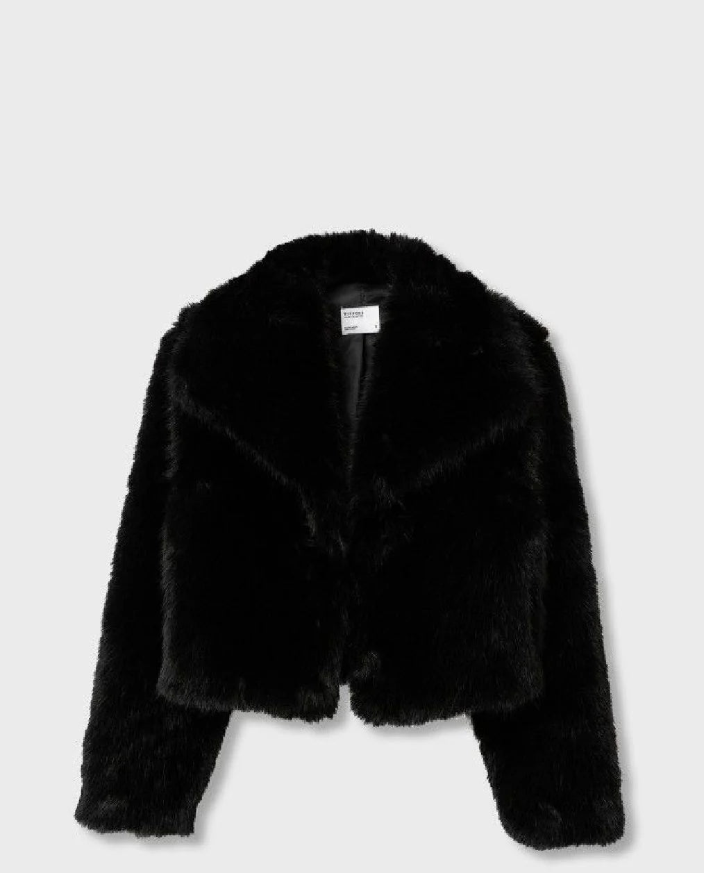 Tiffosi Thretha Black Fur Jacket