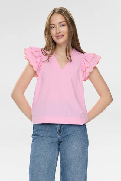 Numph Nusienna Top | Prism Pink