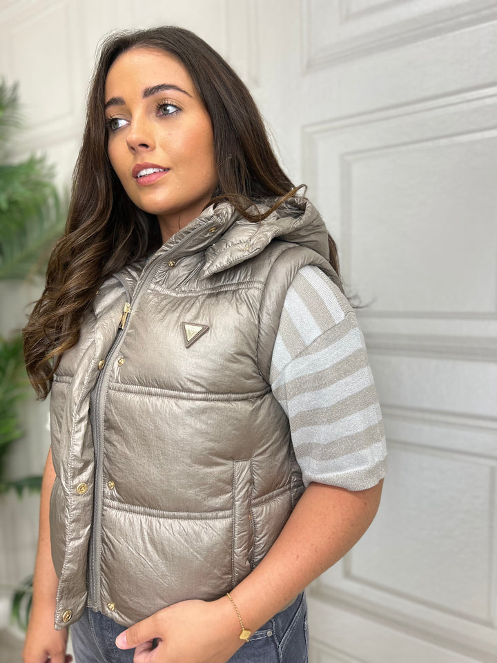 Guess Mushroom Cropped Gilet