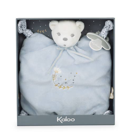 Doudou Knots Bear Blue