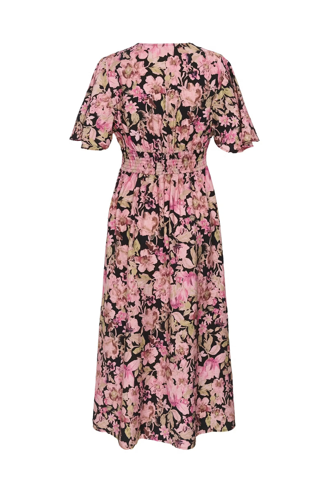 Kaffe Kasirena Pink Flower Printed Dress