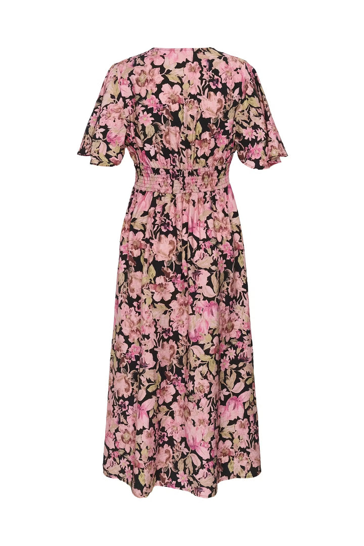 Kaffe Kasirena Pink Flower Printed Dress