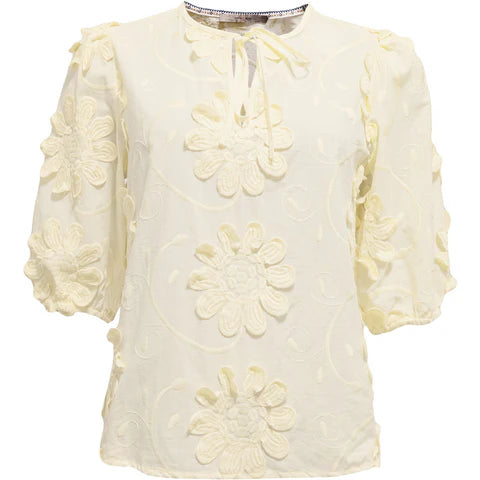 Costa Mani Yellow Litty Blouse