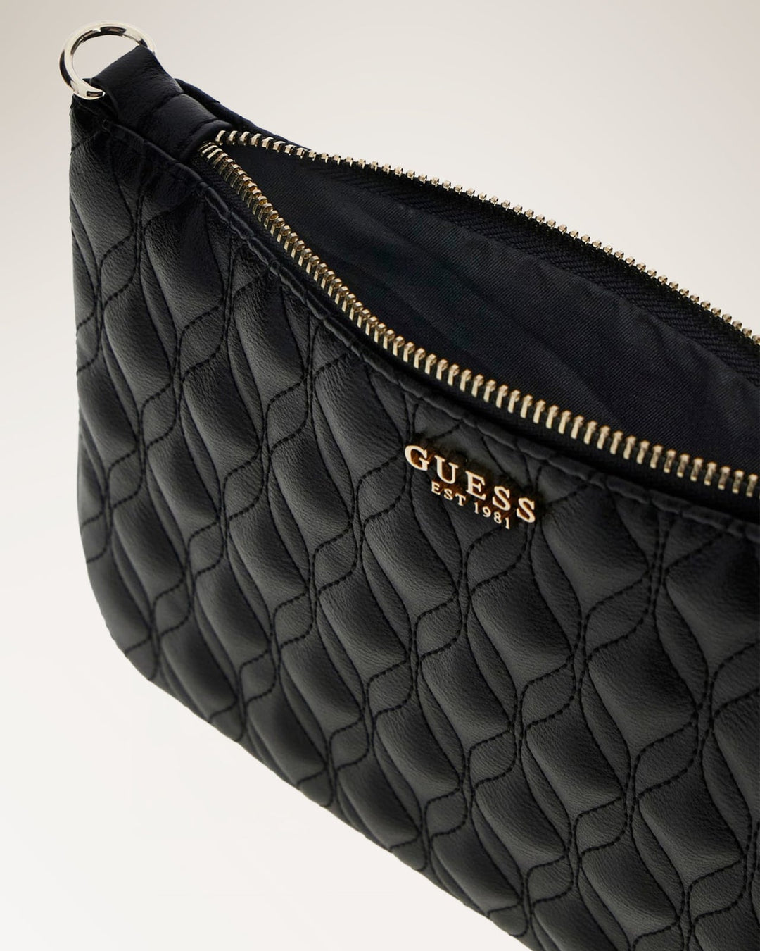 Guess Maxine Quilted Pouch | Black