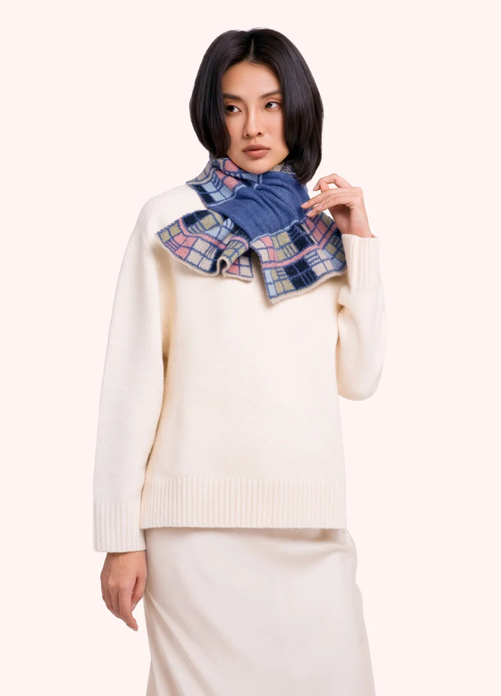 Powder Dani Scarf | Denim Mix