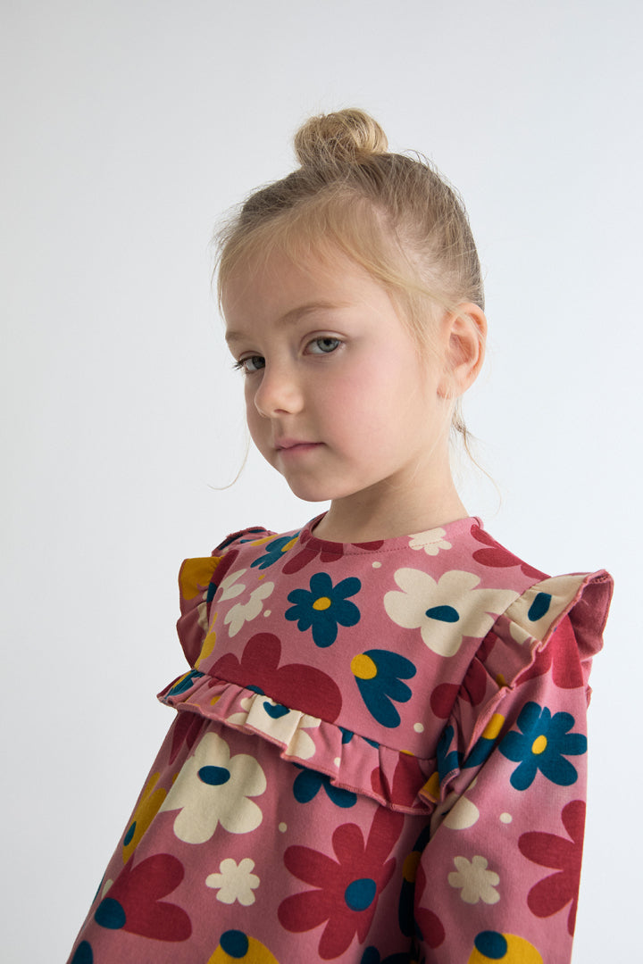 Street Monkey Girls Floral Print Dress