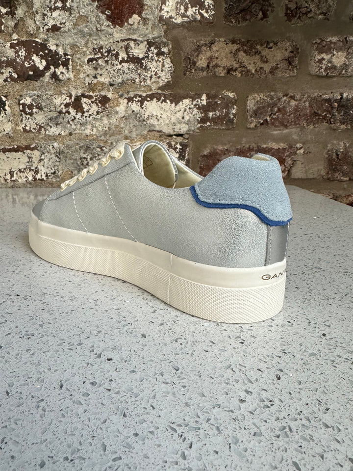 Gant Avona Silver/Blue Leather Sneaker