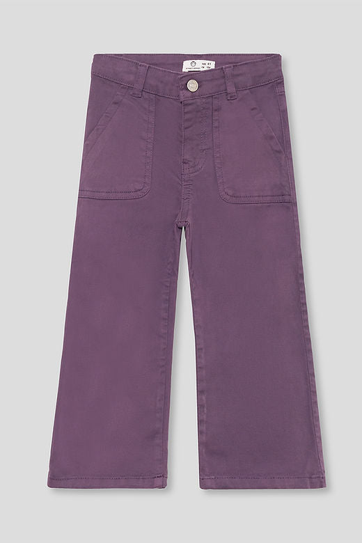 Street Monkey Girls Wide Leg Lilac Trouser