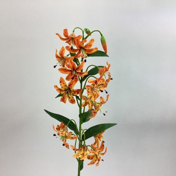 Artificial Orange Lily Spray