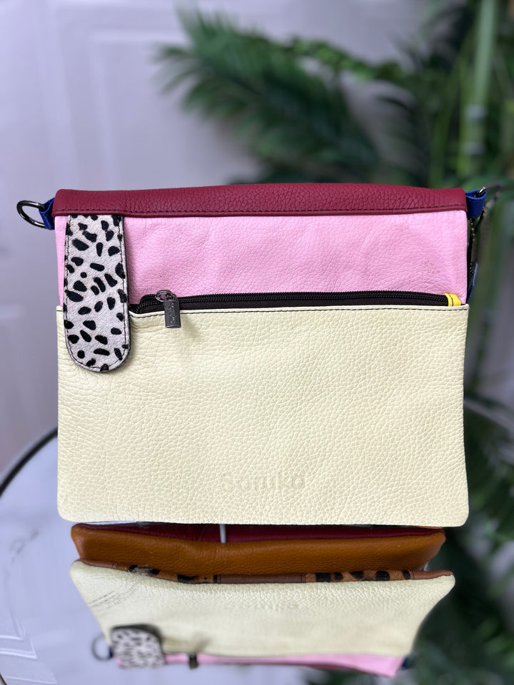 Soruka (81301) Multi Color Zip Multiway Shoulder Bag
