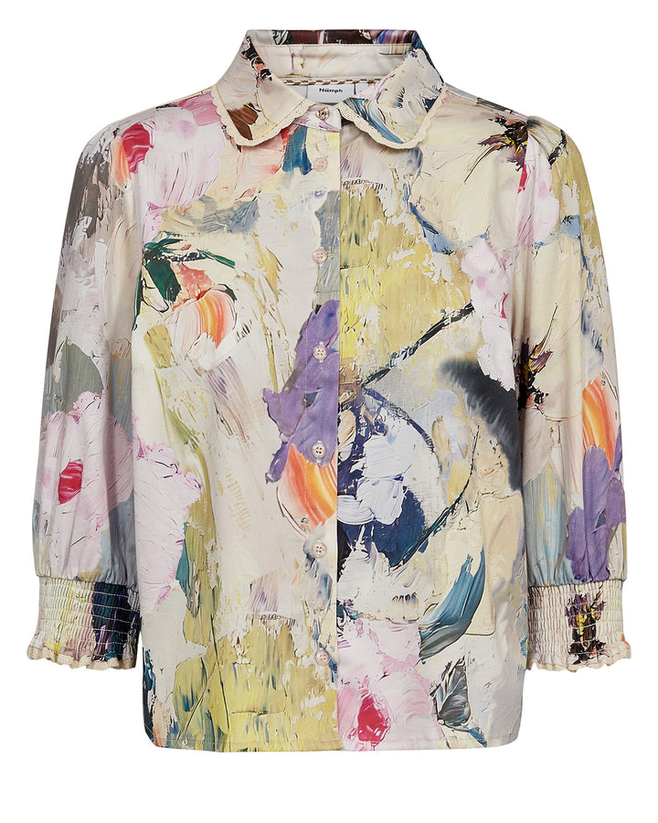 Numph Nuannali Shirt | Forest Green