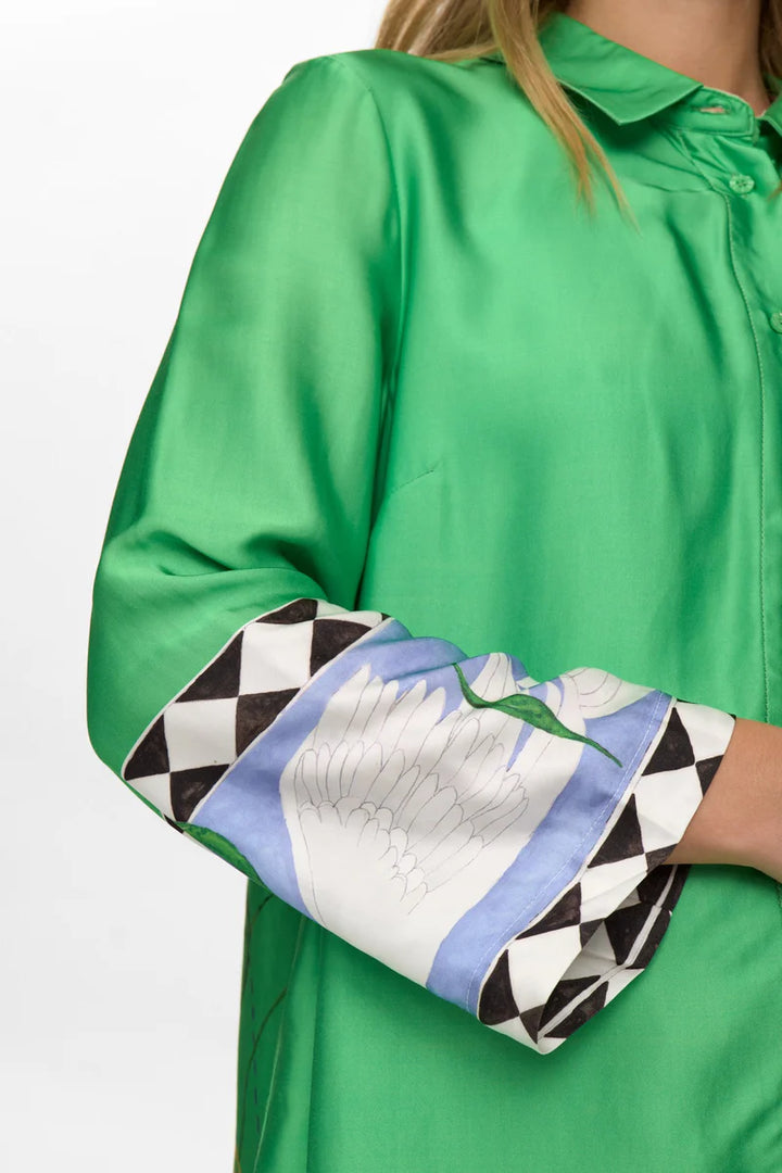 Numph Nuadelina Vibrant Green Shirt